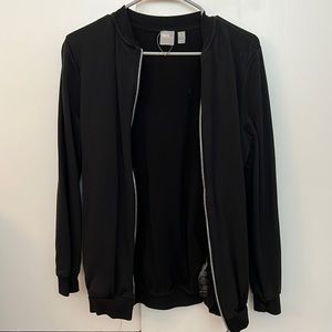 ASOS black bomber jacket NWT